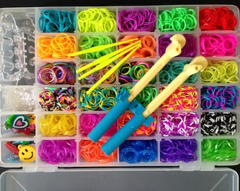 Rainbow Loom Yellow /& Pink Two-Tone Rubber Bands Refill Pack 300 ct