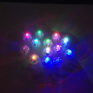 50pcs Color Changing Blinking LED Balloon Light / LED Peal Light For Party / Wedding / Home / Lantern / Vase /