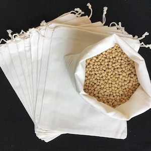10- Fabric Gift Bag, Linen Gift Bag (12&quot;x10&quot;) Drawstring bag, sachet pouch, packaging bag, Storage Bag, Wedding Gift Bag Party Gift Bag B-28
