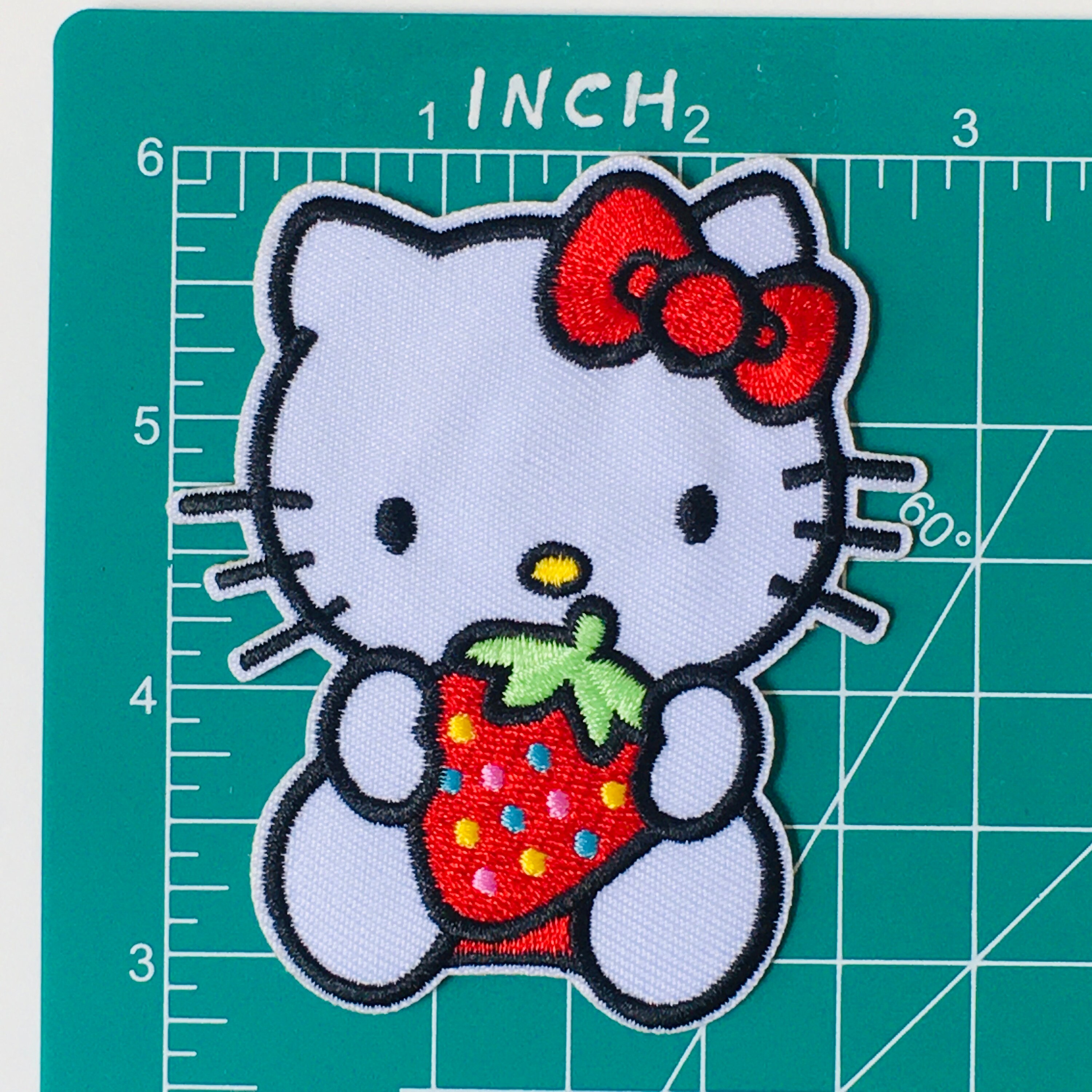 Hello Kitty Patch 5 Styles U Pick 2 X 2.75 Animal Kitty Iron on & Sew on Embroidered  Patch F-75 