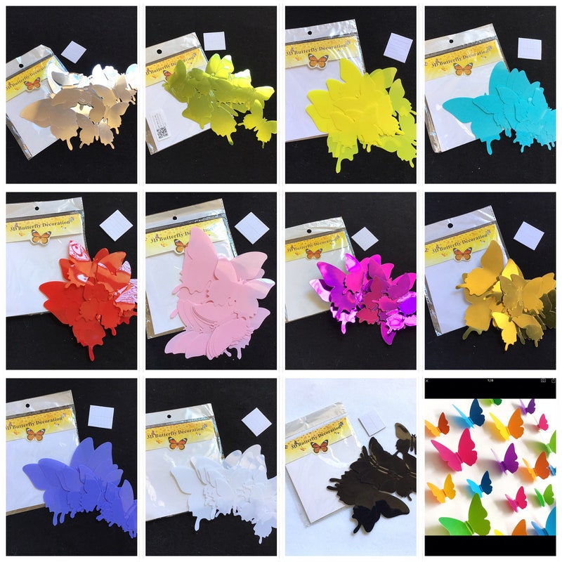 3d Wall Mirror Stickers - Etsy