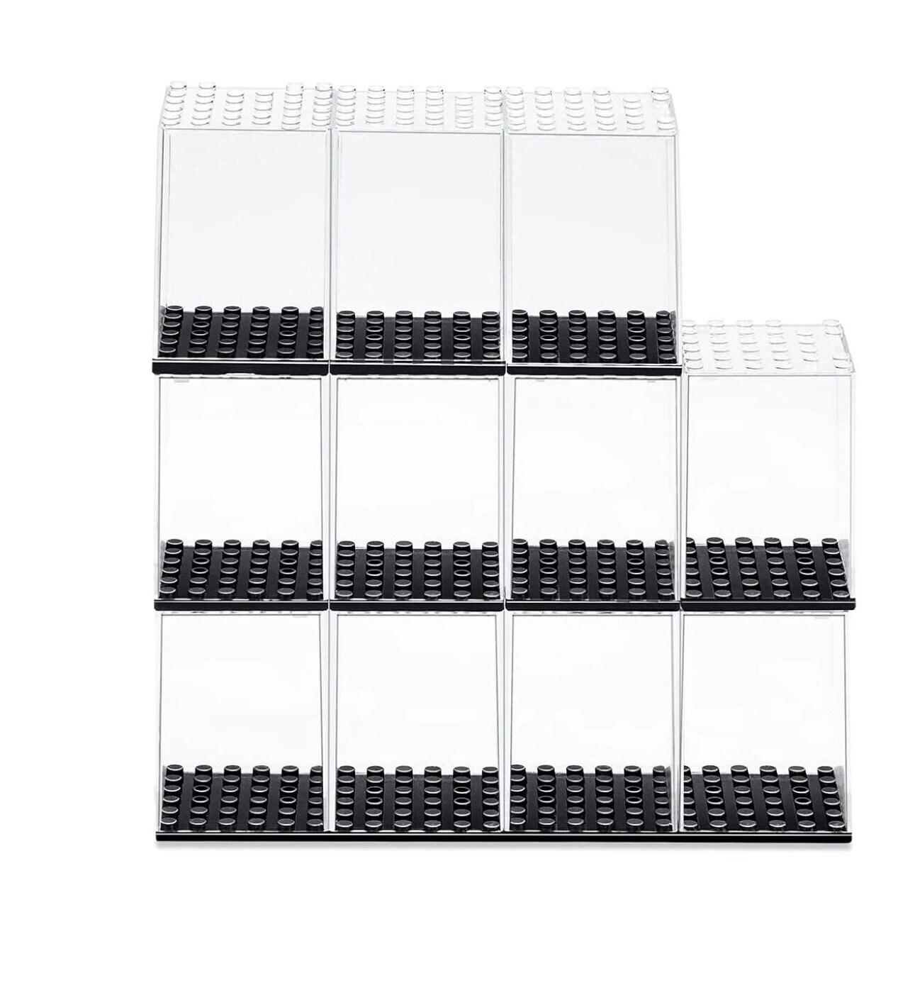 Set of 6 Acrylic Display Case for Minifigures Stackable ( Cases Only ...