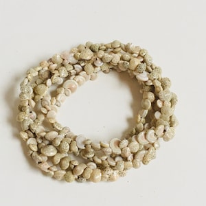 Hawaii Puka Seashell Necklace , Handmade Mini Brown Puka Seashell Necklace 30 inch Men & Women&#39;s Natural Ocean Jewelry S-365