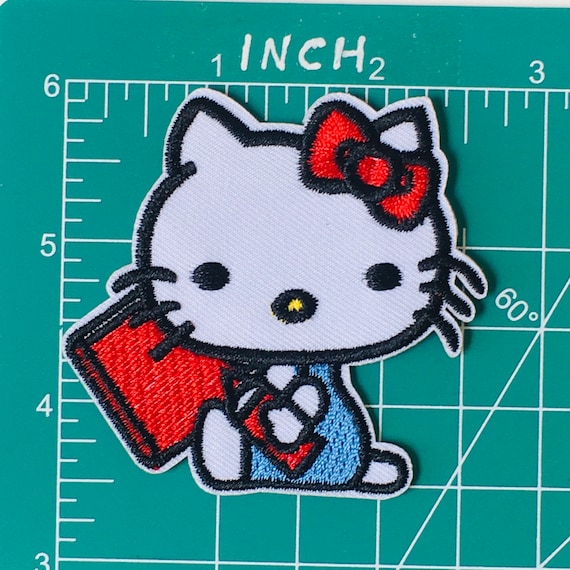 Cute Pink Kitty Cat With Wings Patch - 2.3x3 Inch Iron-On Or Sew-On Embroidered Patch