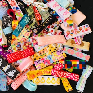 30 Yard of Grosgrain Ribbon Cartoon, Animal, X'mas , Halloween , Anime... printed for DIY, Craft Hair Bow, Sewing... E3-164