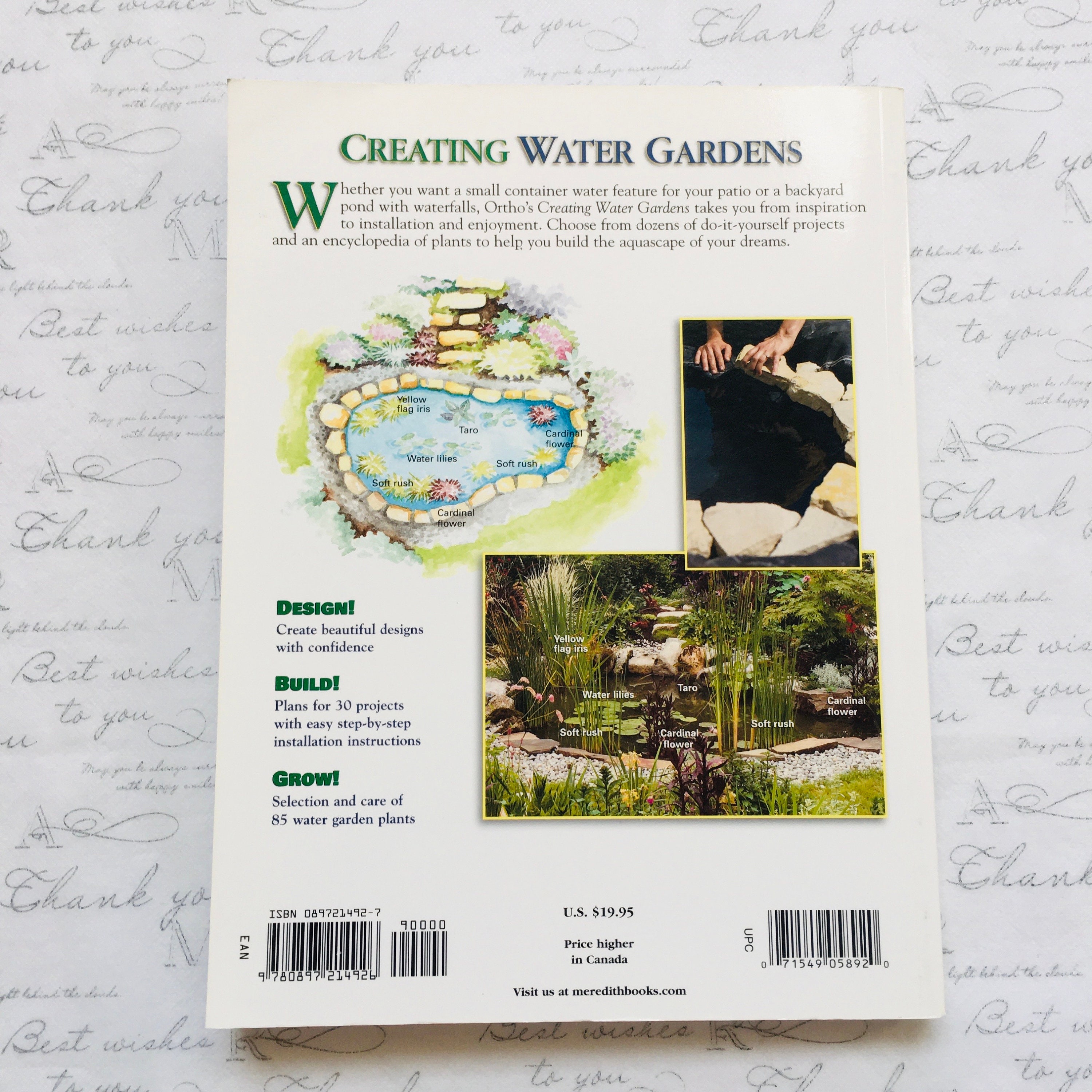 Garden Book 2003- Ortho Creating Water Gardens-building, Growing, How ...