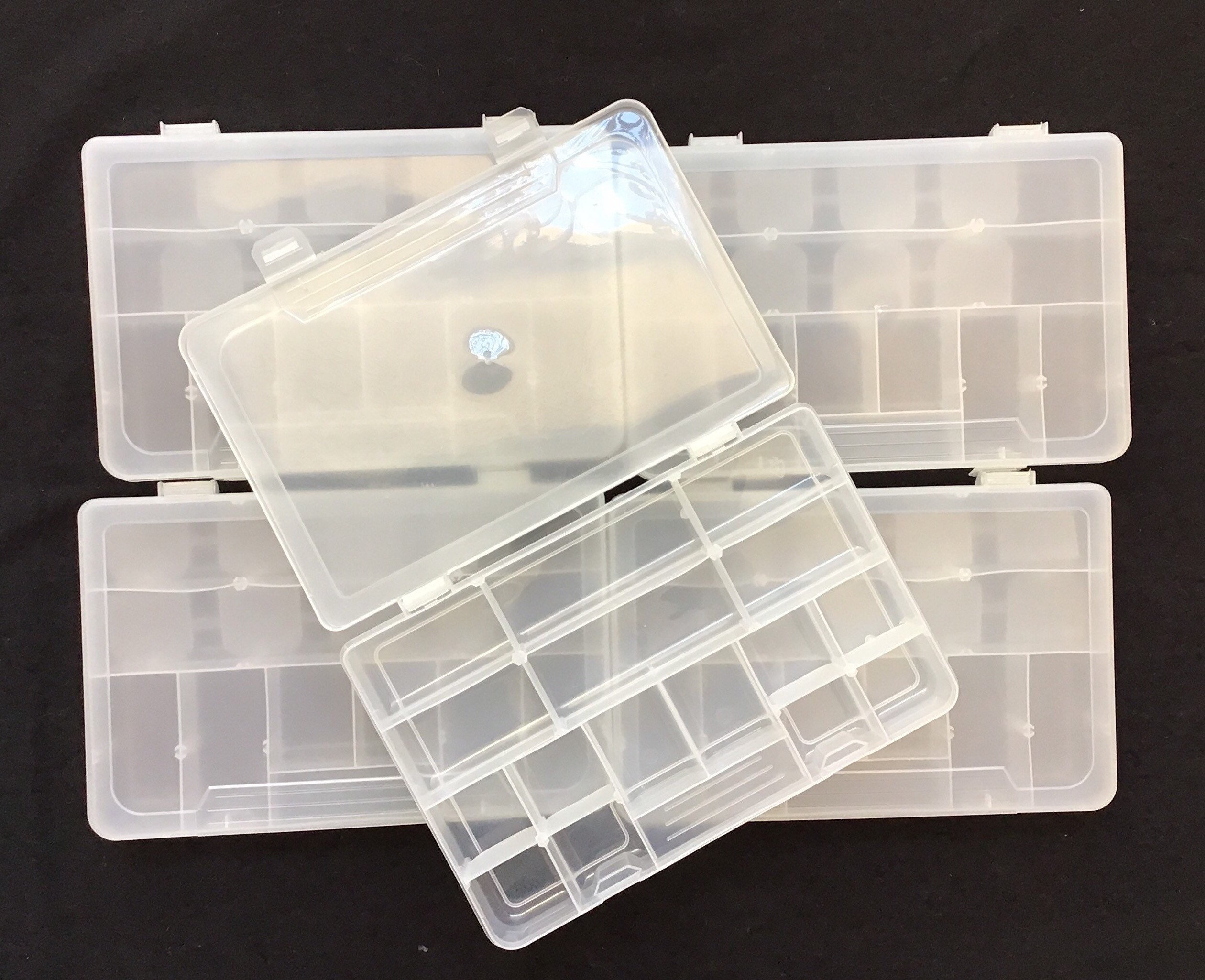 Craft Box With Clear Lid 