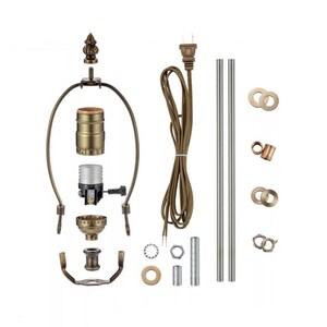 Lamp Kit Replacement Make-A-Lamp Kit With All Parts & Instructions for DIY Lamp Or Repair H-77-I1
