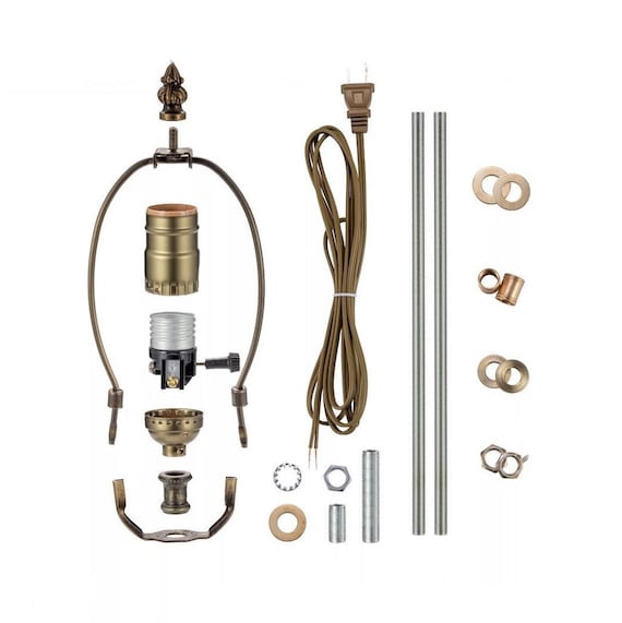 Lamp Kit Replacement Make-a-lamp Kit With All Parts & Instructions for DIY  Lamp or Repair H-77-I1 