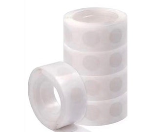 500pcs Balloon Glue Dot Roll / 5 Roll ( 100pcs each roll ) round Dot Glue For Wedding / Party D-72