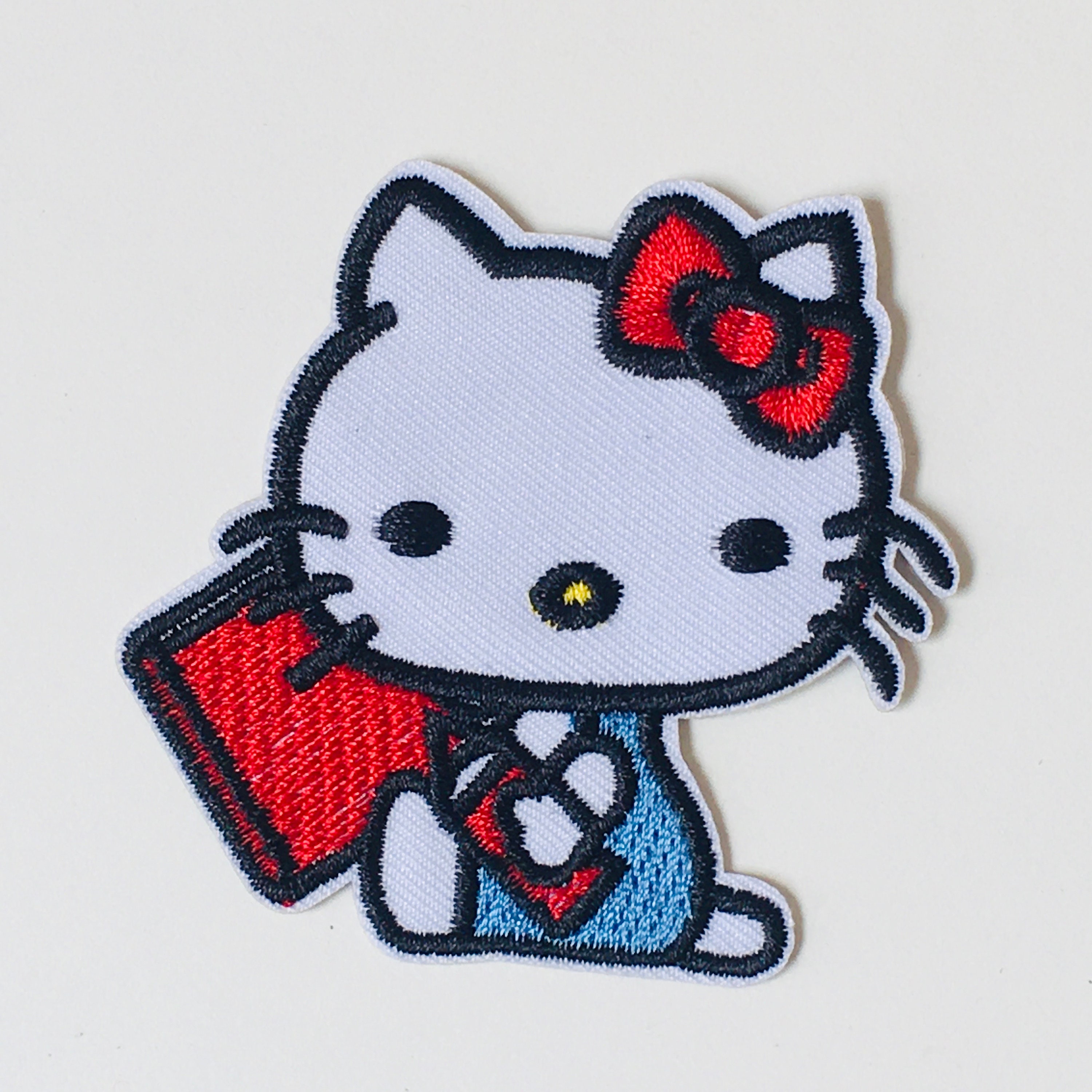 Hello Kitty Patch 5 Styles U Pick 2 X 2.75 Animal Kitty Iron on & Sew on  Embroidered Patch F-75 