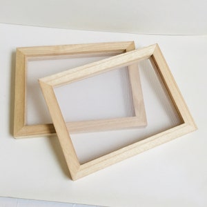 thumbnail image 2 of 3 Pieces Paper Wooden Mold Making Screen Kit Size On 2 of 9