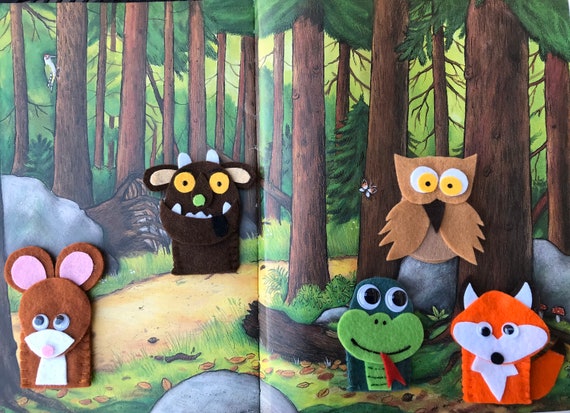 the gruffalo finger puppets