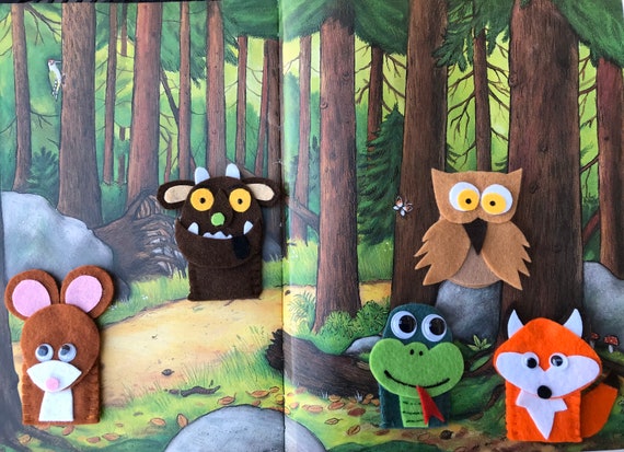 gruffalo finger puppet set