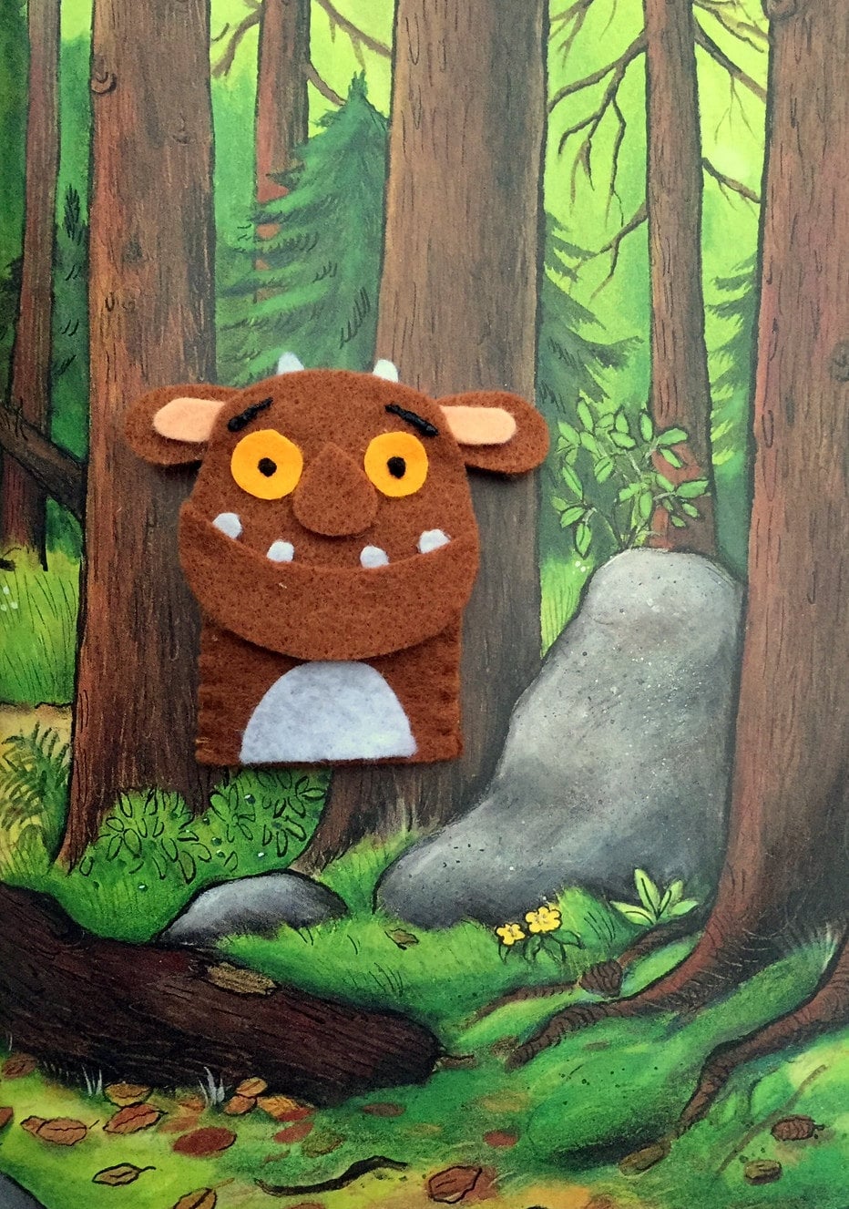 The Gruffalo's Child Finger Puppet - Etsy UK