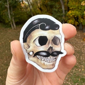 Boh Skull Sticker - Durable Vinyl