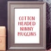 Cotton Headed Ninny Muggins Printable Art Christmas Decor Elf - Etsy
