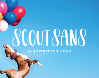 Scout Sans Handlettered Font