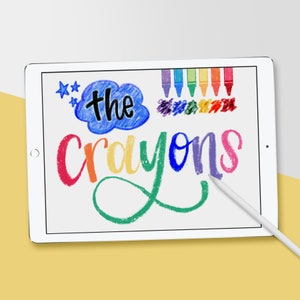 Crayon Procreate Brushes