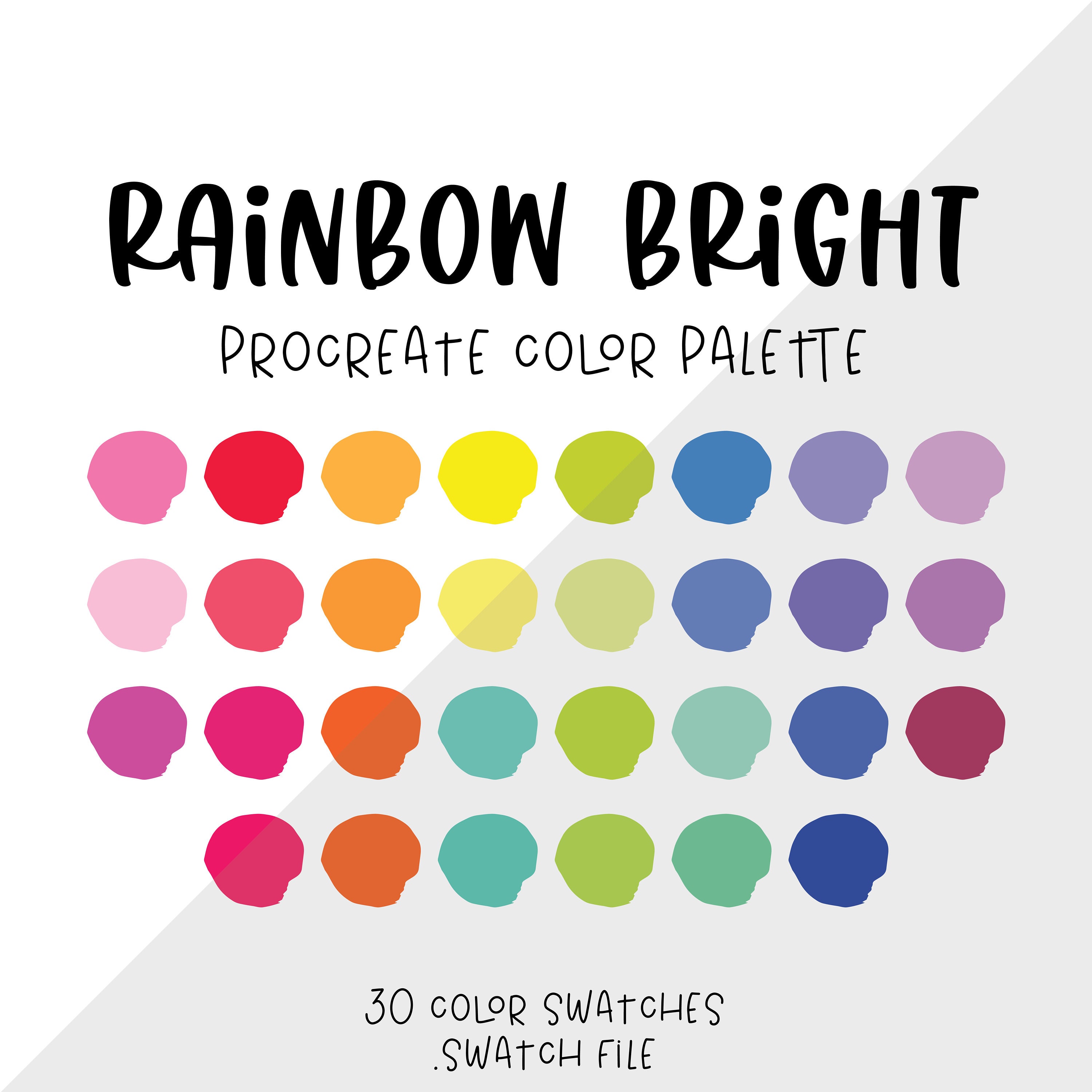 Rainbow Painters Palette
