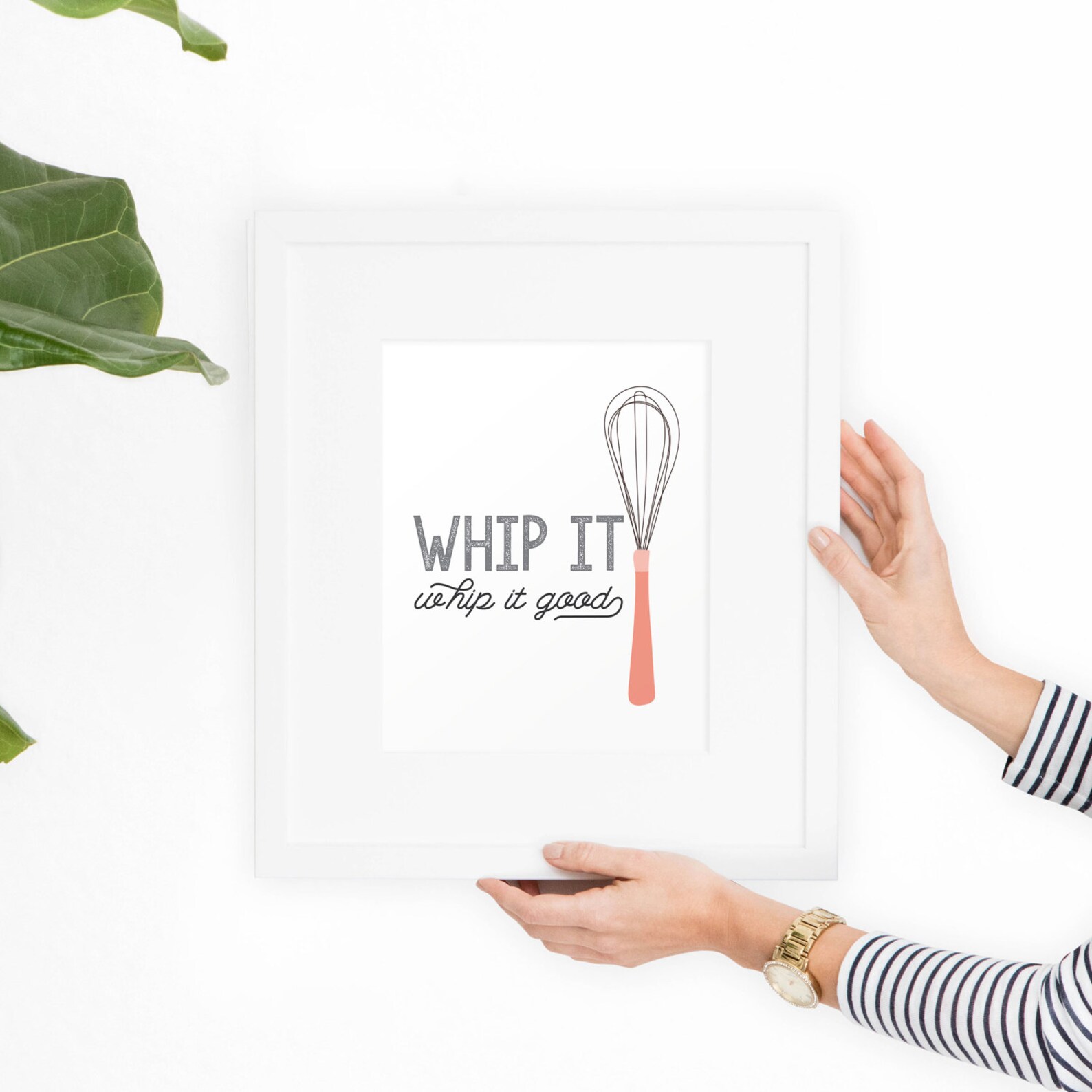 Kitchen Art Printable Wall Art Whip It Good // Funny Wall - Etsy