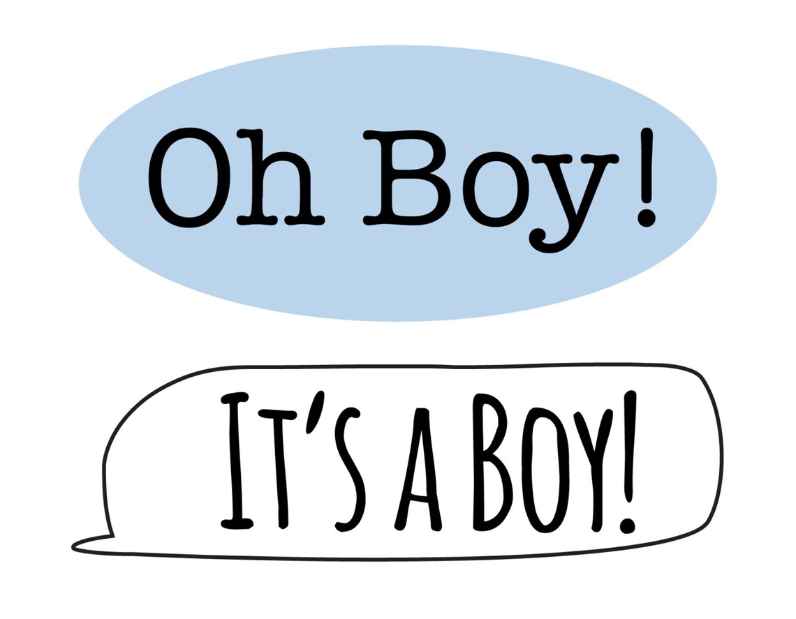 DIY Photo Booth Printable Prop It's a Boy Baby Shower - Etsy
