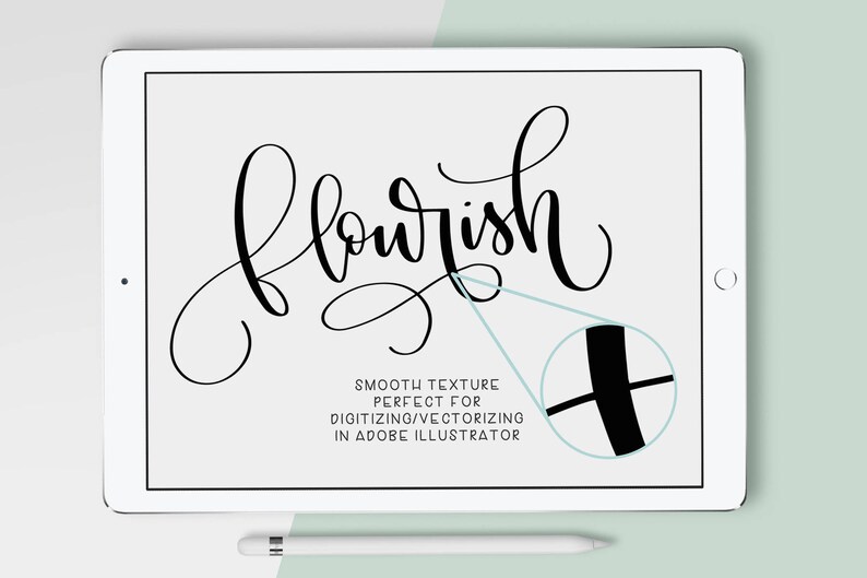 Pack of 4 Ipad Lettering Procreate Brushes Calligraphy Pack Etsy