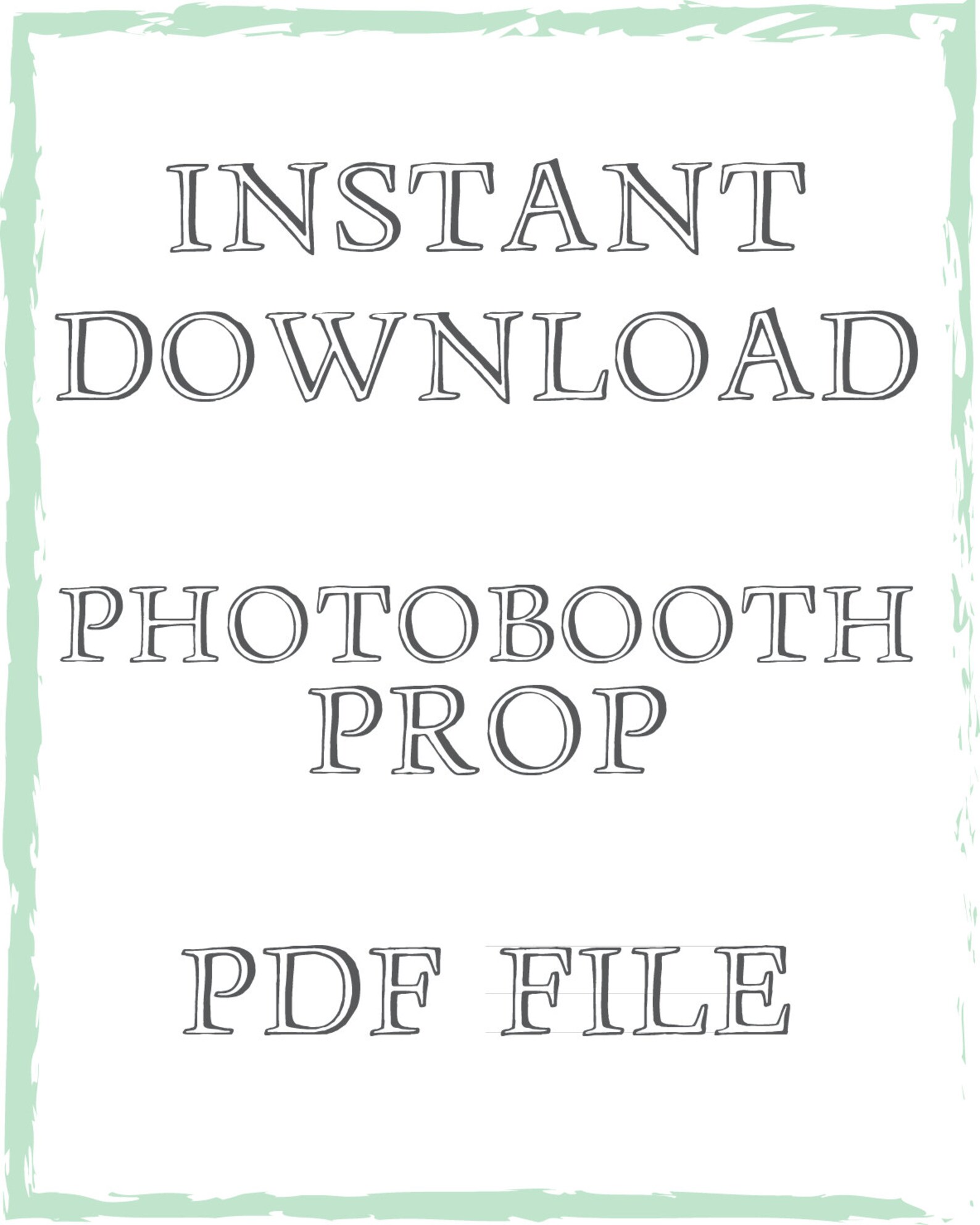 DIY Photo Booth Printable Prop It's a Boy Baby Shower - Etsy