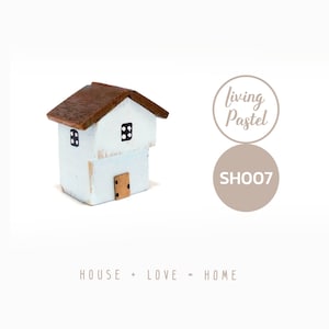 Miniature Wooden House Christmas Gift, Personalised Home Decor for mini wooden village, Rustic house Décor, Tiny House Driftwood Art Decor