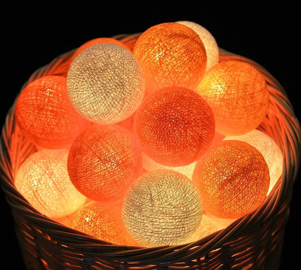 LED USB/Battery Cotton Ball Fairy Lights for Bedroom Kids Etsy