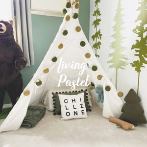 Custom Color Cotton Ball String Lights for Bedroom Fairy Lights Personalized Gift for Dorm Baby Shower Teepee Lights Kids House Bed Lights 画像 3