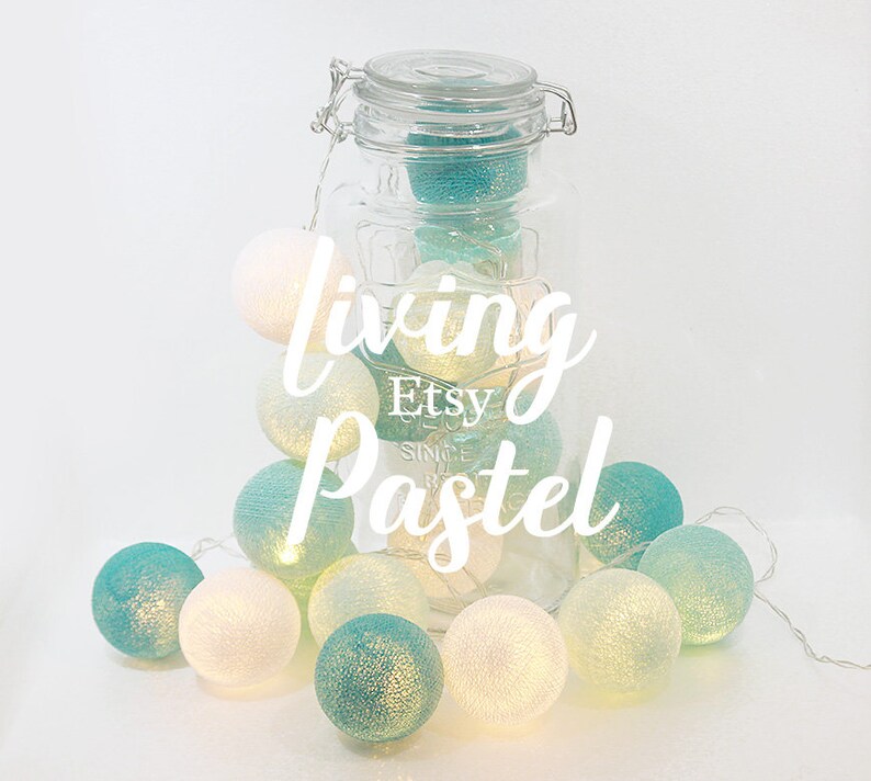 Cotton Ball String Lights for Bedroom Fairy Lights Kids Boy Etsy