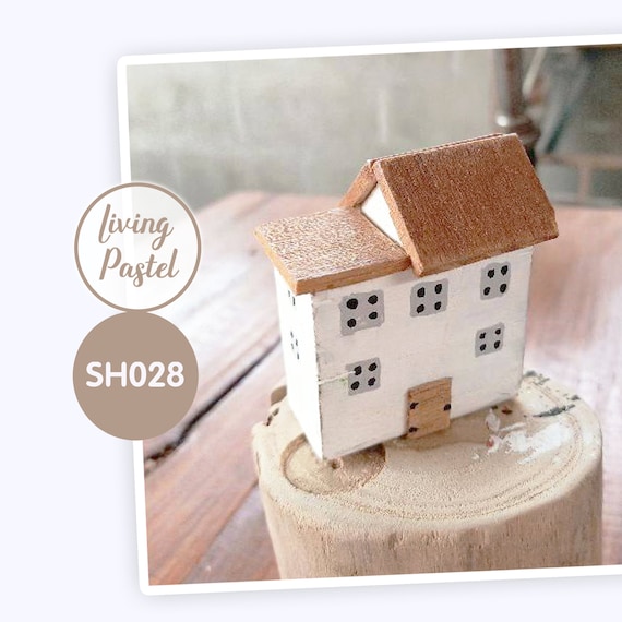 Primitive Handmade Wooden House, Personalised Mini Wooden House, Miniature  House, Small Rustic House Décor, Driftwood Art Cottage 