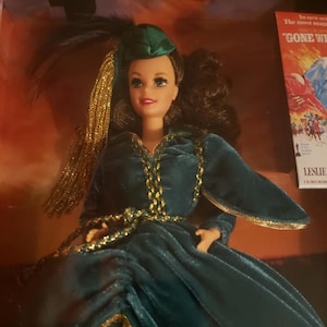 Vintage Hollywood Legends Collection Scarlett O&#39; Hara Gone with the Wind Barbie Doll 1994 90s 1990s Collector&#39;s Item Gift NIB