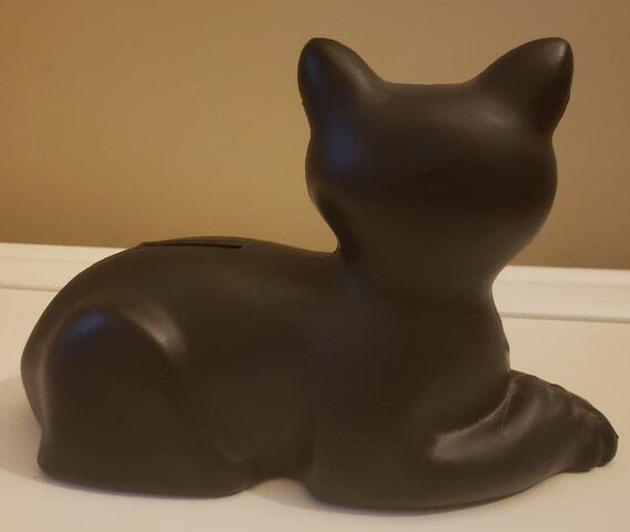 Eveready Battery BLACK CAT Promational BANK Vintage 1981 Blown