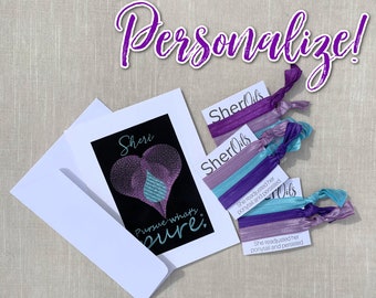 doTERRA themed Embroidered Greeting Card, personalized, frameable art  All-in-one-gift