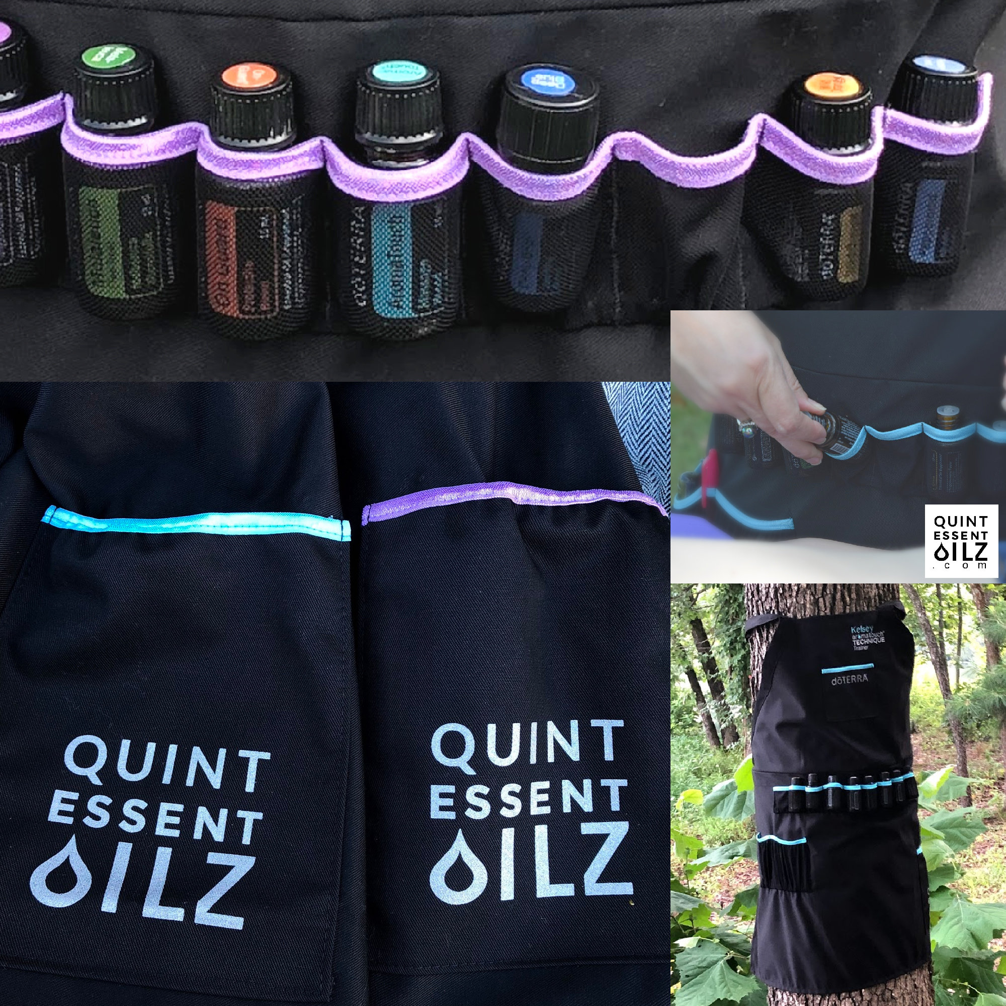 Essential Oil Apron for Aromatouch, Symphony of the Cells, Doterra