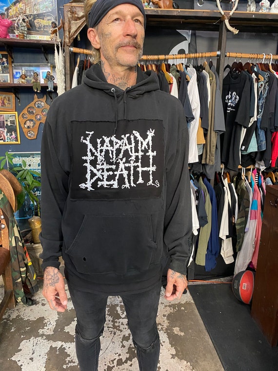 Napalm Death pullover hoodie vintage - Etsy Nederland