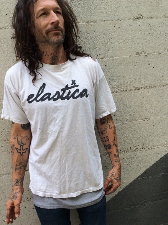 Elastica XL unisex New Wave Punk Tee 90's