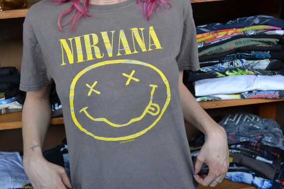 Vintage Nirvana Tee - perfect and see through soft - image 4