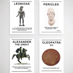 Printable Ancient Greek Leaders Poster
