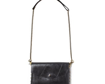 Sac à bandoulière d’enveloppe végétalien avec sangle de chaîne