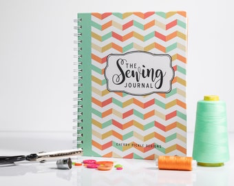 Sewing Design Tan A6 Notebook Sewing Journal Sewing Planner Dressmaker Xmas Gift