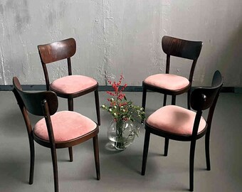 Set of 4 vintage chairs TON