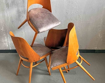 Set of 4 chairs Oskar Haerdtl TON