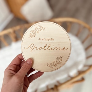 Personalisierte Geburtskarte – Elegante Babyanzeige | Gemüsestrang | Minimalistische Geburtsanzeige | Baby Schreibwaren Geschenk Souvenir