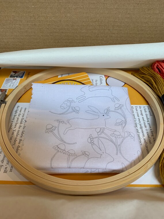 Embroidery Kit Cat Embroidery Kit 