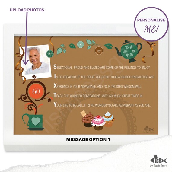 60th birthday keepsake mum