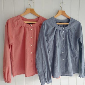 Women&#39;s shirt, classic shirt, tops for women, cotton tops, cotton shirt