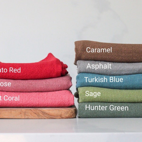 Heavy Linen Kitchen Towel (More Colors)/ Hand Towel/Stone Washed Linen